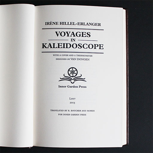 title page of Voyages in Kaleidoscope